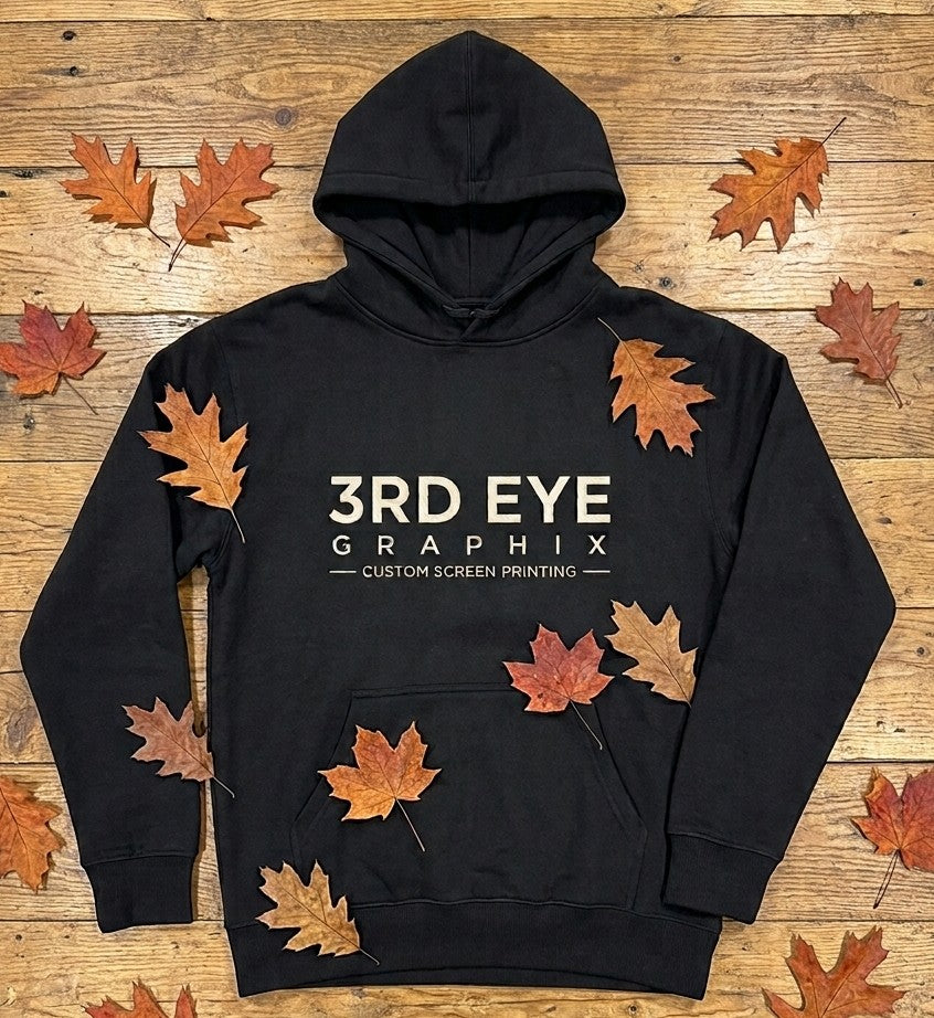 Premium Fall and Winter Screen Printed Apparel for Coeur d'Alene Crews, Events, Teams, and Bands